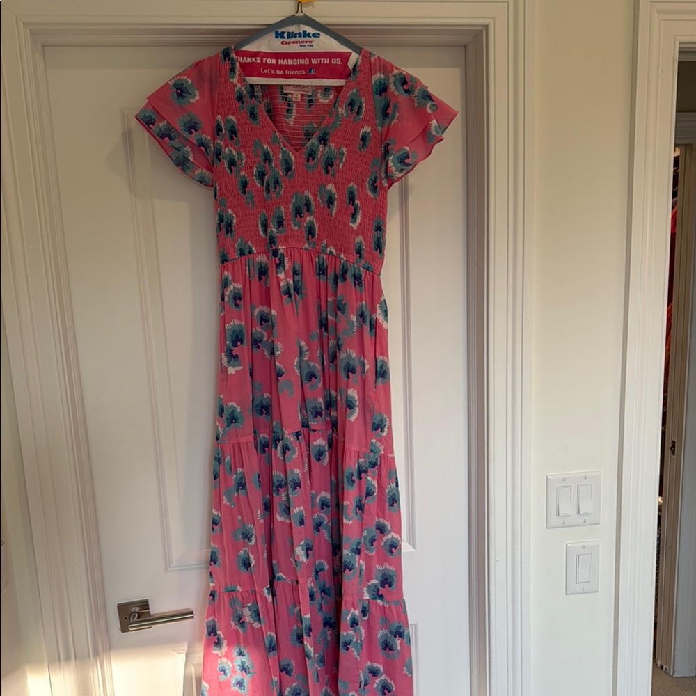 Banjanan Pink Floral Maxi Dress